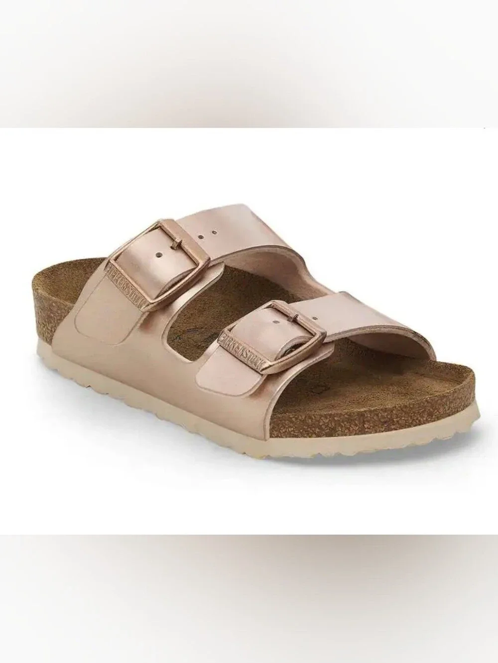 Birkenstock Arizona Kids In Electric Metallic Copper